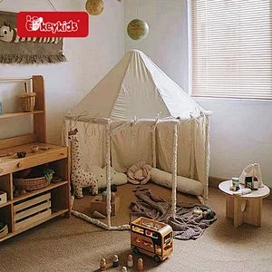 2024 Popular Indoor Portable Kids Octagonal Castle Play Tent For Home Decor W08L138